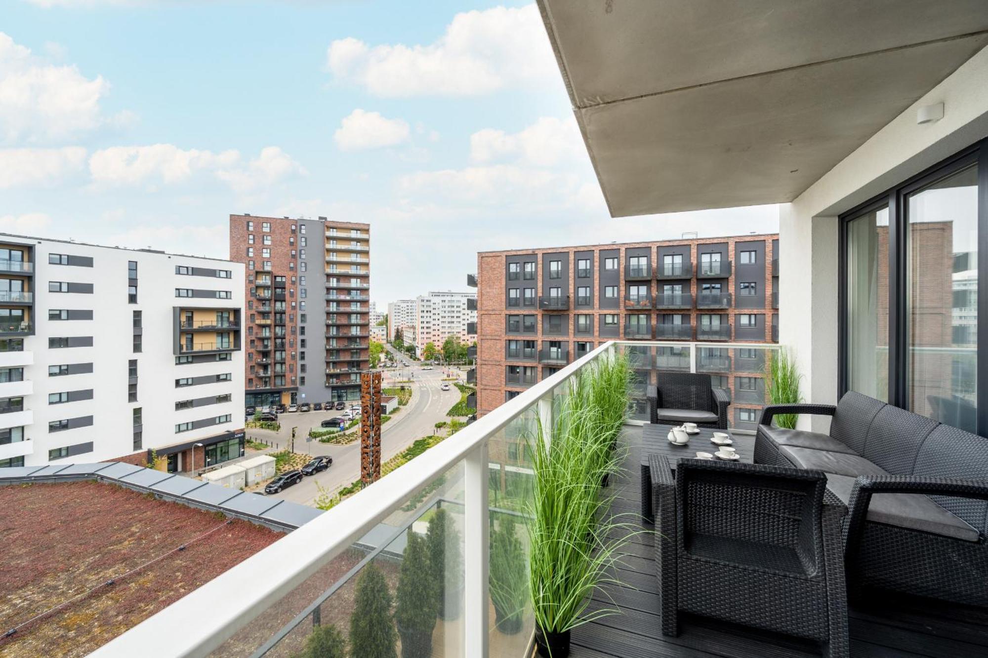 Luksusowy Apartament Z 3 Sypialniami, Klimatyzacja, Parkingiem I Biurkiem We Wroclawiu By Renters Prestige Buitenkant foto